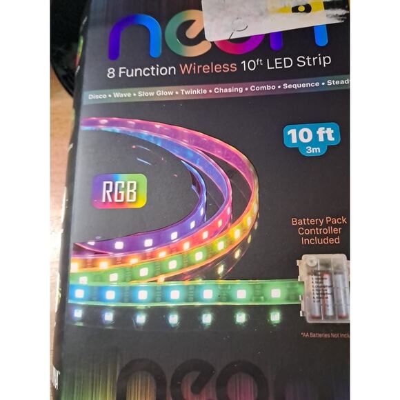 Illumina Neon Light Strip 8 Functions 10 Ft Long - Picture 1 of 8